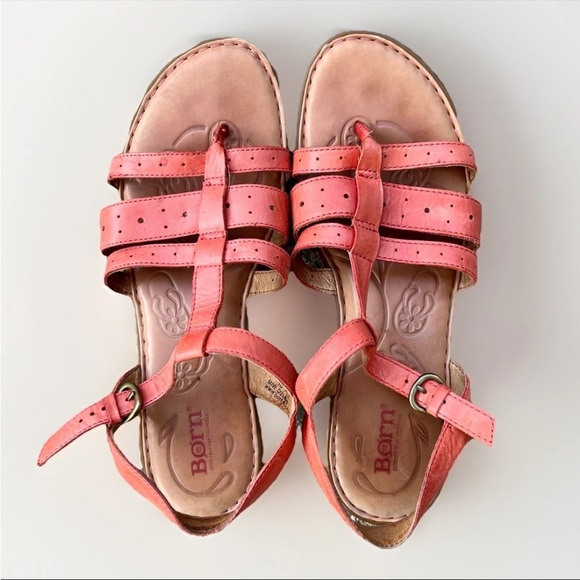 Born Women’s Sandals Size 10M | Strappy Leather, Open Toe, Chic + Comfy - Picture 1 of 13